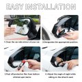 Psler Car Rearview Auxiliary Mirror 360a Rimless Small Round Large Size Field Of View Blind Spot