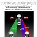 Psler Car Rearview Auxiliary Mirror 360a Rimless Small Round Large Size Field Of View Blind Spot