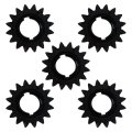 Version 5 Pcs Starter Gear Plastic 16 Teeth For John Deere Lg280104 Lg280104s Lg693058 Lg693059 M150236 
