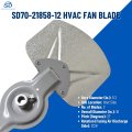 Supplying Demand 70-21858-12 Hvac Fan Blade Ccw Blades 18 In 2 27-degree Pitch