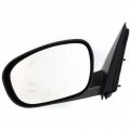 Dodge Charger 2006 07 08 09 2010 Door Mirror Driver Side Power Non-heated Non-folding Angle Shape Base Plate Textured Black 