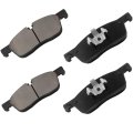 D1838 Front Disc Brake Pad Set For Jaguar E Pace F Xe And Land Rover Discovery Sport Range Evoque Ceramic Pads With Hardware 