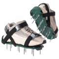 Gardenised Qi004603 Gn Lawn And Garden Aerator Spike Shoe Green 