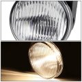 Auto Dynasty Compatible With Dodge Ram 2nd Gen Br Be Pair Of Chrome Housing Amber Corner Headlights Clear Lens Fog Lights