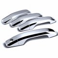 Uframe Compatible With 2014-2016 Sierra Silverado 1500 2015-2016 2500 3500 Chrome Door Handle Cover 4d And Tailgate Top Half