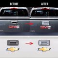 Uframe Compatible With 2014-2016 Sierra Silverado 1500 2015-2016 2500 3500 Chrome Door Handle Cover 4d And Tailgate Top Half