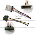 5-pin Connector Male And Female For Headlight Assembly International 4100 4300 8500 8600 Ce Bus