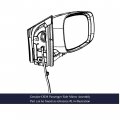 Spieg 1ab721v6ad Passenger Side Mirror Replacement For Dodge Grand Caravan Chrysler Town Country 2008-2016 Power Adjustment