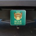 Free Bear Hugs Funny Humor Tow Trailer Hitch Cover Plug Insert For 2 In Receivers Durable Black Abs Plastic Modern Style