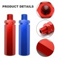 Hoypeyfiy 2 Pairs Anodized Aluminum Extension Handles Emergency Brake Air Hose Grip Gladhand Accessories