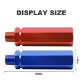 Hoypeyfiy 2 Pairs Anodized Aluminum Extension Handles Emergency Brake Air Hose Grip Gladhand Accessories