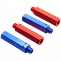 Hoypeyfiy 2 Pairs Anodized Aluminum Extension Handles Emergency Brake Air Hose Grip Gladhand Accessories