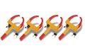 Wheel Lock Security Tire Clamp Heavy Duty Anti Theft Protective Vehicle Weather Resistant 4 Pack Wl0002-var 