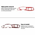 Dash Board Trim And Air Vent Covers For Dodge Challenger 2015 2023 Instrument Screen Panel Cover Interior Accessories Red