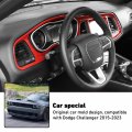 Dash Board Trim And Air Vent Covers For Dodge Challenger 2015 2023 Instrument Screen Panel Cover Interior Accessories Red