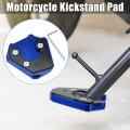 Uxcell 1 Set Aluminum Alloy Motorcycle Kickstand Plate Pad For Suzuki Gsx8s 2022-2023 Motor Bike Extension Foot Support With