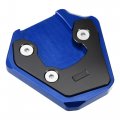 Uxcell 1 Set Aluminum Alloy Motorcycle Kickstand Plate Pad For Suzuki Gsx8s 2022-2023 Motor Bike Extension Foot Support With