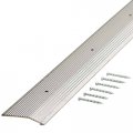 M-d Building Products 78220 Extra Wide Fluted 2-inch By 72-inch Carpet Trim Silver 