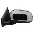 Driver Side Door Mirror For Chrysler Aspen 2007 2008 2009 Power Heated Foldaway With Chrome Cover Replaces Ch1320285 128 01458l 