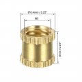 Uxcell Knurled Threaded Insert M5 X 6mm L 6 4mm Od Female Thread Brass Nuts Pack Of 100