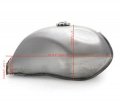 The Bodega Cafe Racer Gas Tank Raw Steel Unpainted Motorcycle Fuel 2 6 Gallon 10l