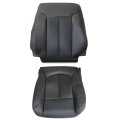 Driver Side Bottom And Top Lean Back Replacement Perforated Leather Seat Covers Black For Ford F250 F350 F450 F550 Lariat 2011 
