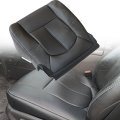 Driver Side Bottom And Top Lean Back Replacement Perforated Leather Seat Covers Black For Ford F250 F350 F450 F550 Lariat 2011