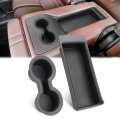 Rear Cup Holder Insert And Organizer Tray For 2023 2024 2025 2026 Honda Pilot 8 Seats Version Custom Silicone Center Console 