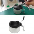 Airbrush Cleaning Kit Clean Pot Glass Jar With Holder Multifunctional Wash Cleaner Tools For Your Painting Needs Fits Most