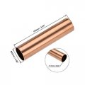 Uxcell Copper Round Tube 25mm Od 1mm Wall Thickness 100mm Length Straight Pipe Tubing 2 Pcs