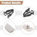 X Autohaux 2 Set Gray Iron Sun Visor Cap Clip Retainer No Ds7z-54672a40-af Ds7z4273aa Ds7z-9904132-a Ford Fusion 2013-2016 For