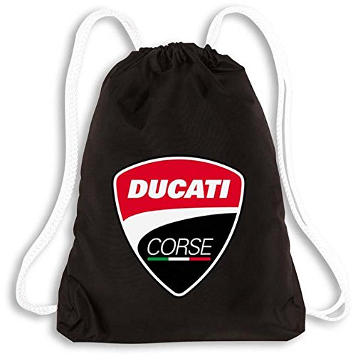 Ducati Corse Draw-string Backpack Cinch-sack Black 987696512