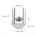 Uxcell M5 T Slot Nuts Roll In Spring T-nut With Ball Carbon Steel For 3030 Series Aluminum Extrusion Profile Rail 8mm 15pcs