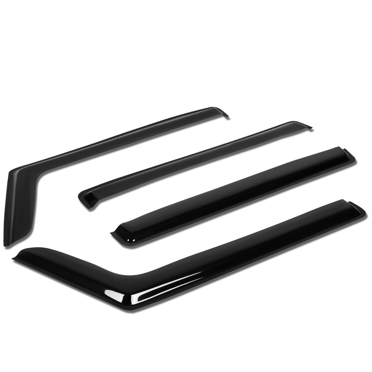 Hummer H2 Gmt913 4pcs Tape-on Window Visor Deflector Rain Guard