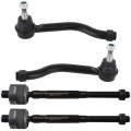 Ocpty New 4-piece Inner Tie Rod End Outer Fit 2009-2014 For Nissan Murano 2011-2012 Awd
