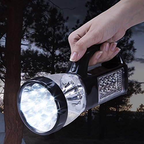 3 In 1 Led Lantern Flashlight And Panel Light Lightweight Camping By Wakeman Outdoors For Hiking Reading Emergency Black