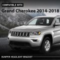 Front Bumper Bracket Headlight Support Pair For Jeep Grand Cherokee 3 6l 5 7l 2014-2018 68223469aa