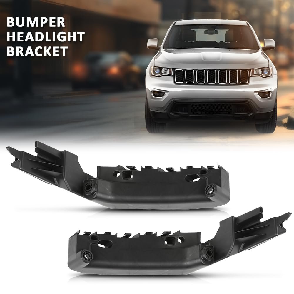 Front Bumper Bracket Headlight Support Pair For Jeep Grand Cherokee 3 6l 5 7l 2014-2018 68223469aa