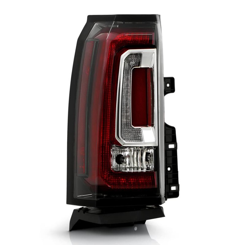 Oled Tube Sinister Black Led Tail Light For 2015-2020 Gmc Yukon Yukon Xl Housing Clear Lens Direct Replacement Left Driver Side