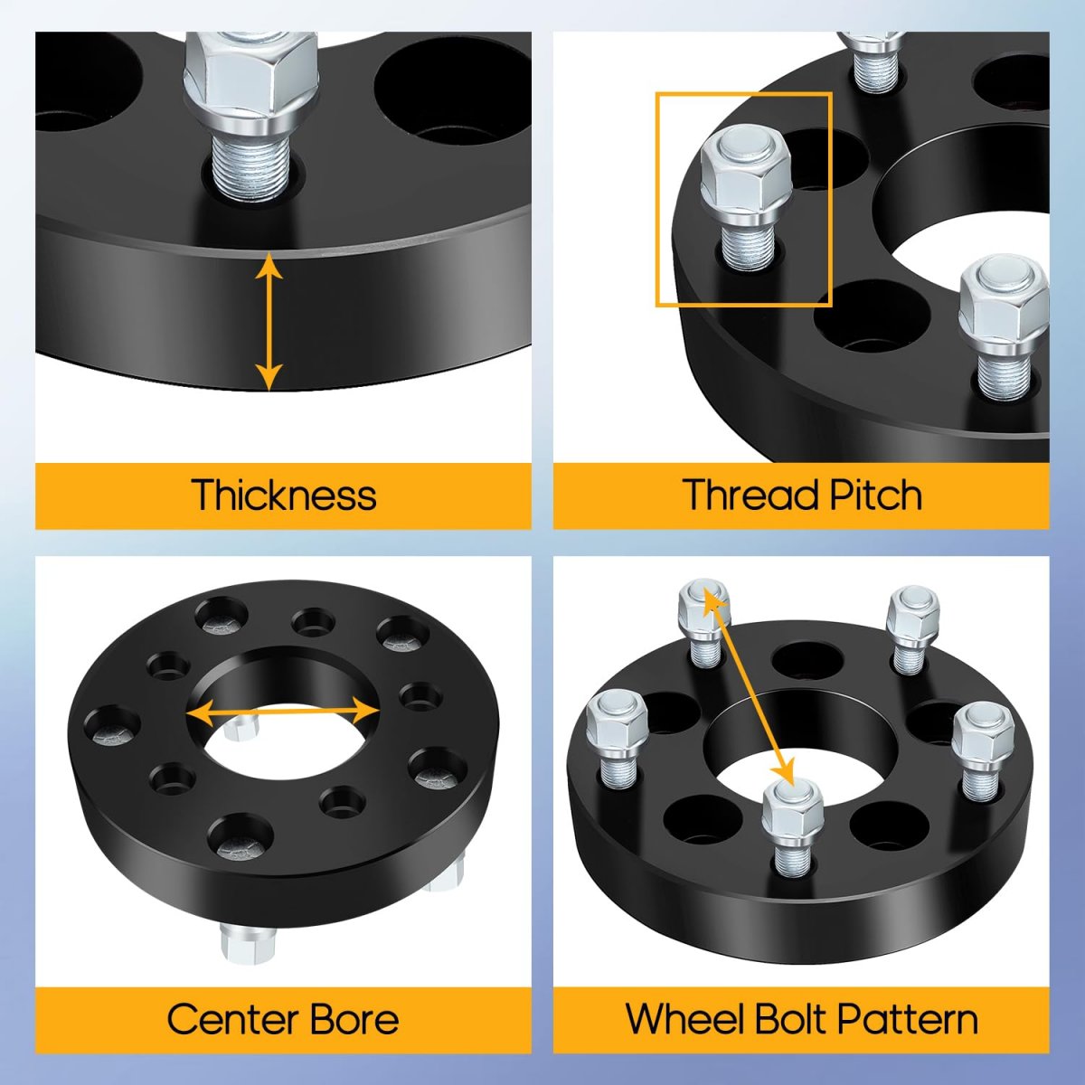 5x114 3 Wheel Spacers 1 In Hubcentric For Lexus Es350 Es300h Is350 Rx350 60 1mm Bore 12x1 5 Studs 2 Pieces