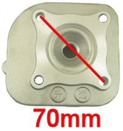 50cc 2 Stroke Cylinder Head For Minarelli 1pe40qmb Jog Engines 7mm Bolt Hole Diameter