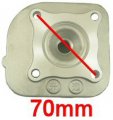 50cc 2 Stroke Cylinder Head For Minarelli 1pe40qmb Jog Engines 7mm Bolt Hole Diameter