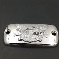 Smt-chrome Brake Fluid Reservoir Cap Cover Free Spirit Eagle Engraved Compatible With Valkyrie Goldwing 1500 1800 Vtx1800