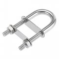 Round U-bolt 1 5 38mm Fit Rod Size 112mm Length 304 Stainless Steel M10 With Nuts Plates 