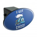 I Got Choo Train You Funny Humor Oval Tow Trailer Hitch Cover Plug Insert