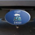 I Got Choo Train You Funny Humor Oval Tow Trailer Hitch Cover Plug Insert