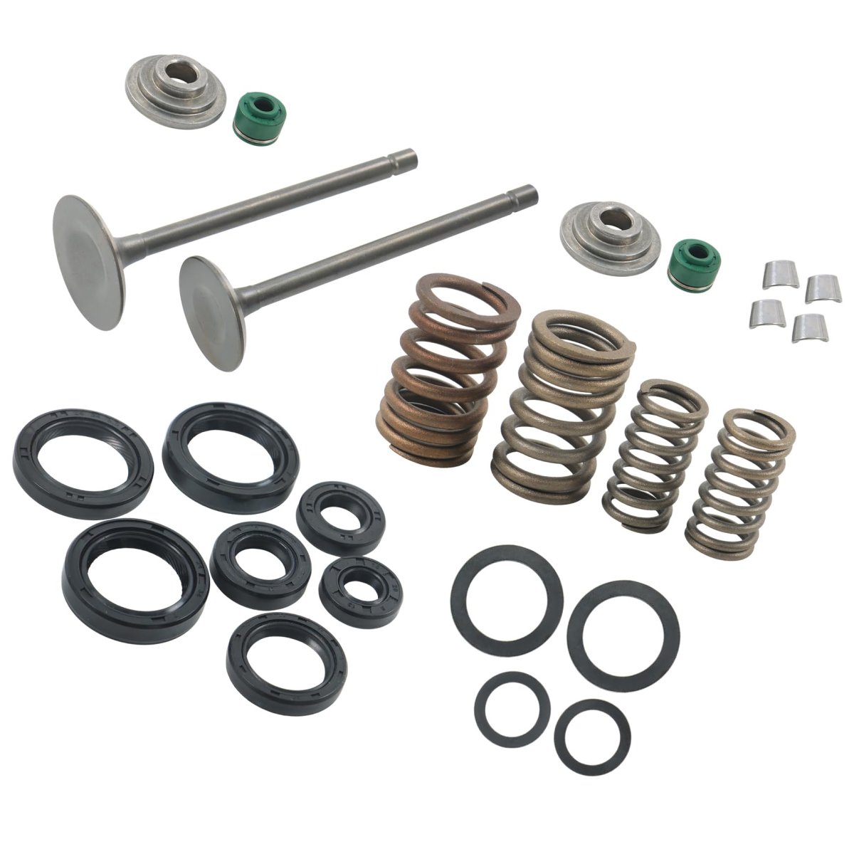 Intake And Exhaust Valve Seals Kit Replacement For Honda Recon 250 Trx250 12209-hm8-a41 14711-hm8-a40 2002-2018