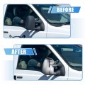 1 Pair Car Exterior Chrome Plated Mirror Cover Full Mirrora Cover Covers Cap Ford F-350 Super Duty 1999-2007 For F-450