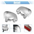 X Autohaux 1 Pair Car Exterior Chrome Plated Mirror Cover Full Mirrora Cover Covers Cap Ford F-350 Super Duty 1999-2007 For
