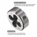Uxcell 2pcs Round Threading Dies Metric M8 X 1 25 Thread Right Hand Alloy Tool Steel Screw Cutting Die Repair
